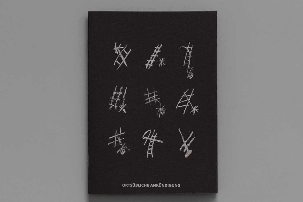 Ortsübliche Ankündigung