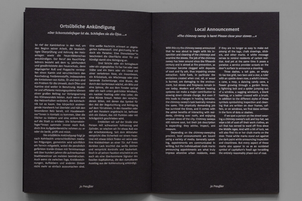 Ortsübliche Ankündigung